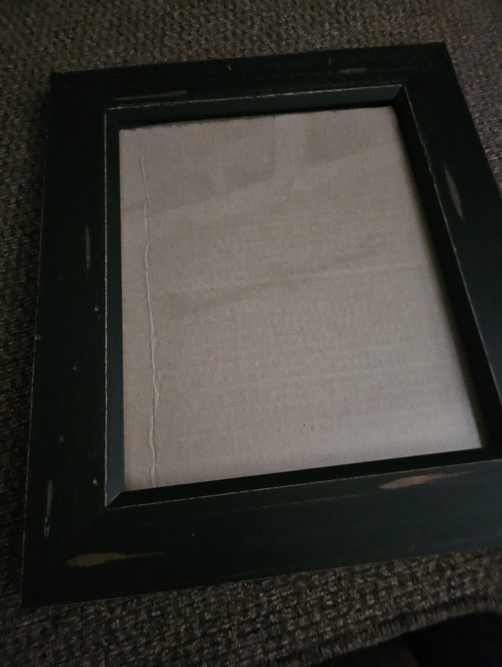 8x10 Distressed Dark Wood Picture Frame - Home Accents